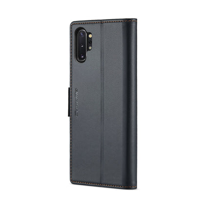 Samsung Galaxy Note10+ Leather Wallet Case - RFID Blocking, Stand Function, Card Slots-buycases.co.uk