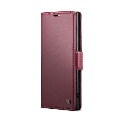 Samsung Galaxy Note10+ Leather Wallet Case - RFID Blocking, Stand Function, Card Slots-buycases.co.uk