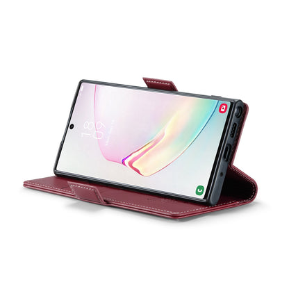 Samsung Galaxy Note10+ Leather Wallet Case - RFID Blocking, Stand Function, Card Slots-buycases.co.uk