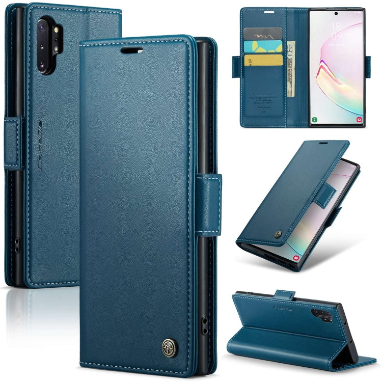 Samsung Galaxy Note10+ Leather Wallet Case - RFID Blocking, Stand Function, Card Slots-buycases.co.uk