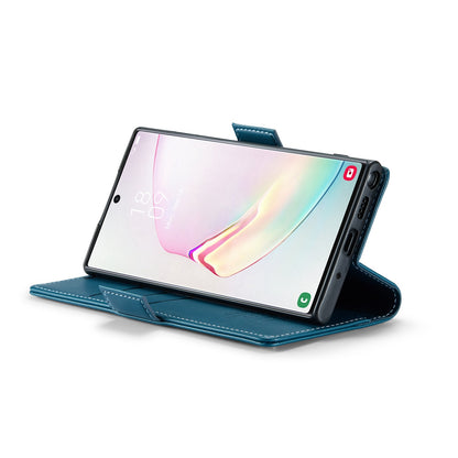 Samsung Galaxy Note10+ Leather Wallet Case - RFID Blocking, Stand Function, Card Slots-buycases.co.uk