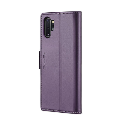 Samsung Galaxy Note10+ Leather Wallet Case - RFID Blocking, Stand Function, Card Slots-buycases.co.uk