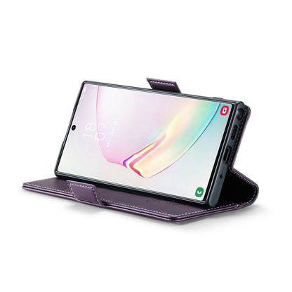 Samsung Galaxy Note10+ Leather Wallet Case - RFID Blocking, Stand Function, Card Slots-buycases.co.uk