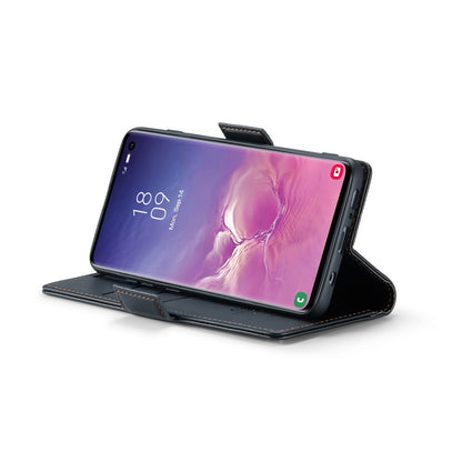 Samsung Galaxy S10 Leather Wallet Case - RFID Blocking, Stand Function, Card Slots-buycases.co.uk