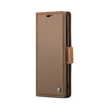 Samsung Galaxy S10 Leather Wallet Case - RFID Blocking, Stand Function, Card Slots-buycases.co.uk