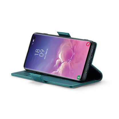 Samsung Galaxy S10 Leather Wallet Case - RFID Blocking, Stand Function, Card Slots-buycases.co.uk