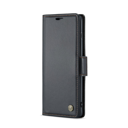 Samsung Galaxy S10+ Leather Wallet Case - RFID Blocking, Stand Function, Card Slots-buycases.co.uk