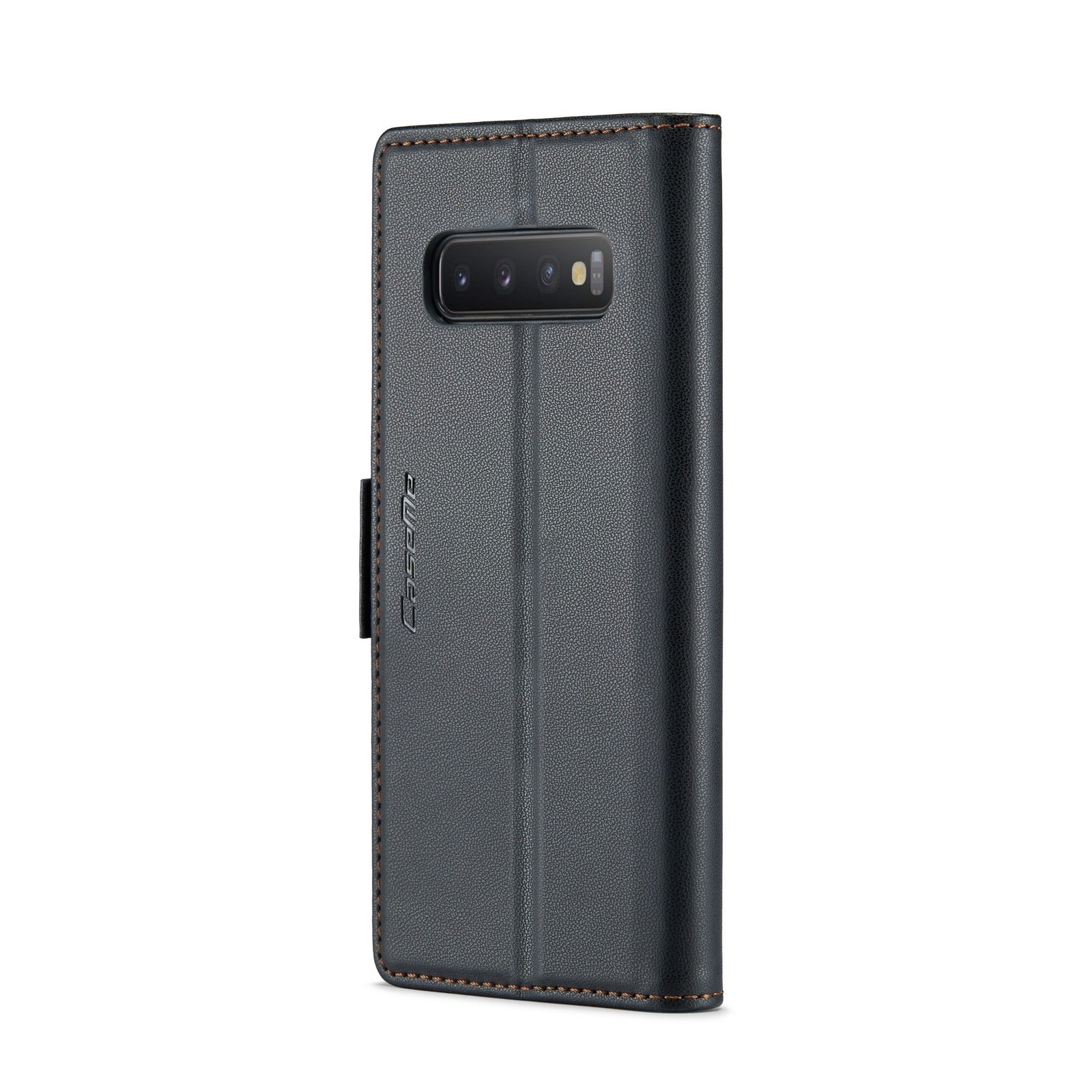 Samsung Galaxy S10+ Leather Wallet Case - RFID Blocking, Stand Function, Card Slots-buycases.co.uk