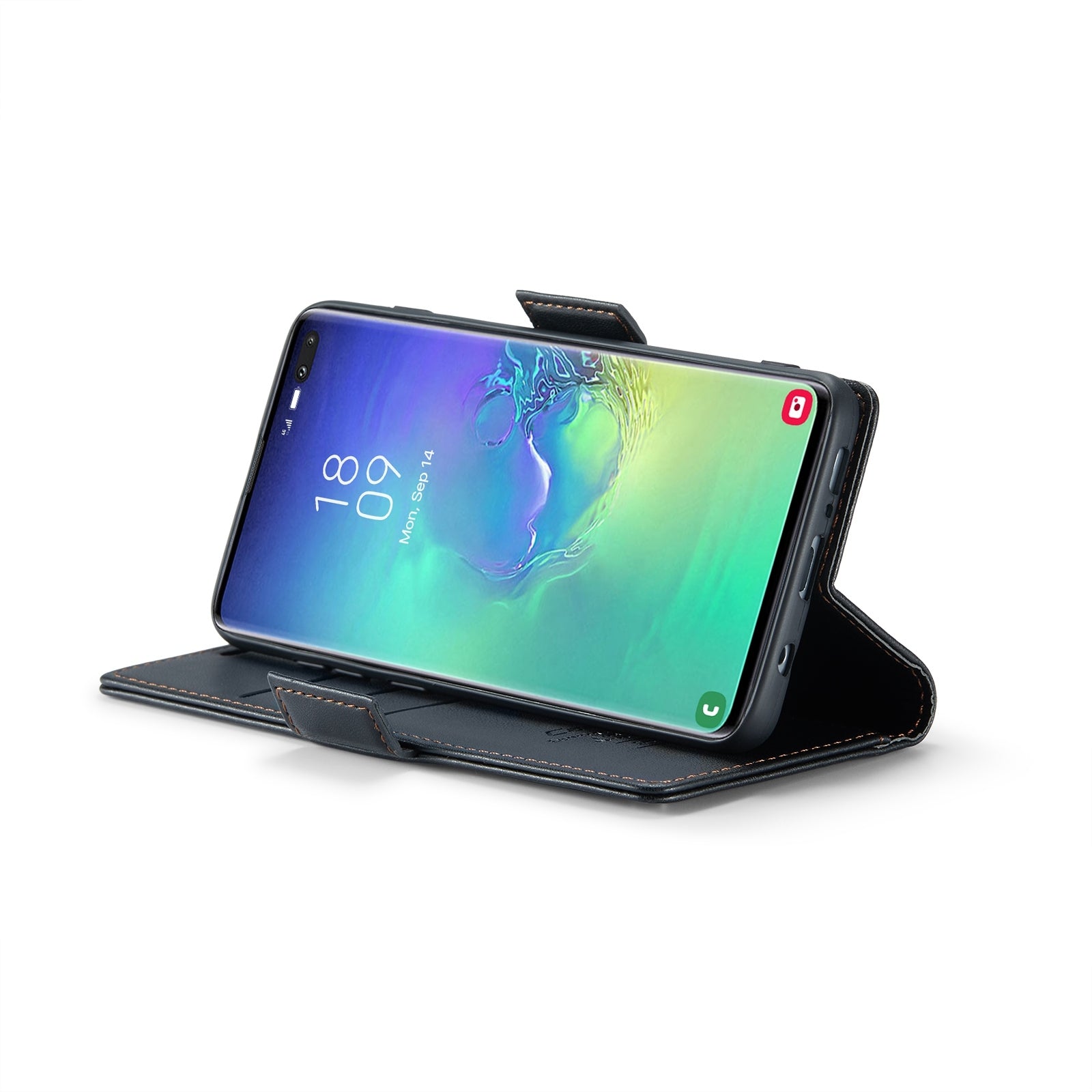 Samsung Galaxy S10+ Leather Wallet Case - RFID Blocking, Stand Function, Card Slots-buycases.co.uk