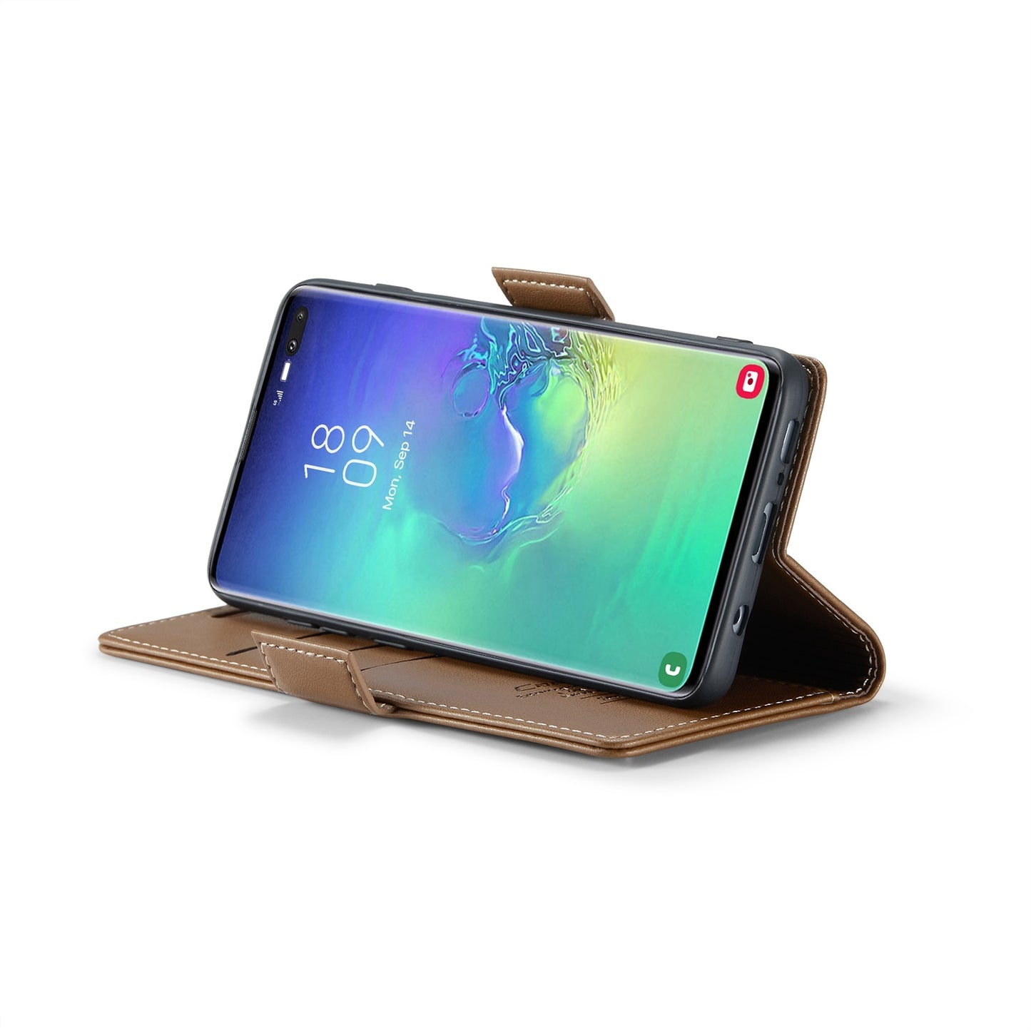 Samsung Galaxy S10+ Leather Wallet Case - RFID Blocking, Stand Function, Card Slots-buycases.co.uk