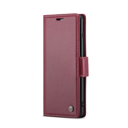 Samsung Galaxy S10+ Leather Wallet Case - RFID Blocking, Stand Function, Card Slots-buycases.co.uk