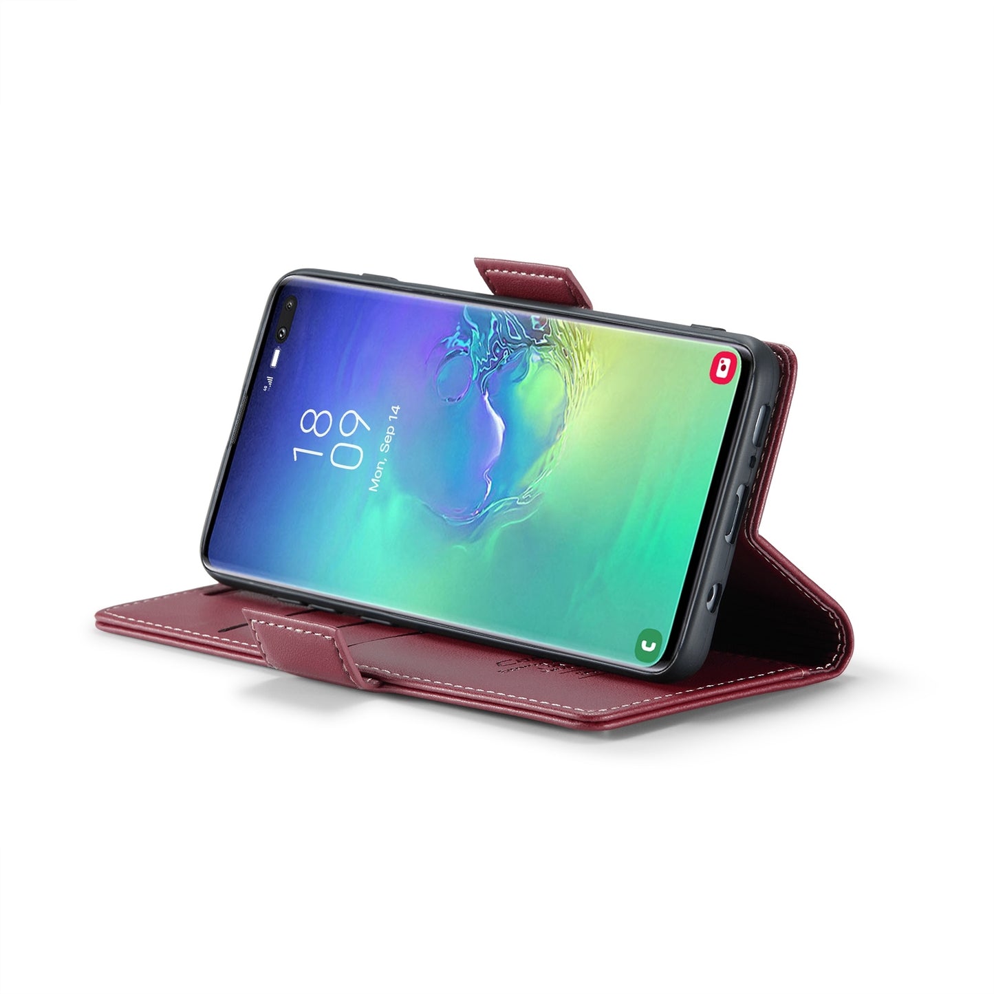 Samsung Galaxy S10+ Leather Wallet Case - RFID Blocking, Stand Function, Card Slots-buycases.co.uk