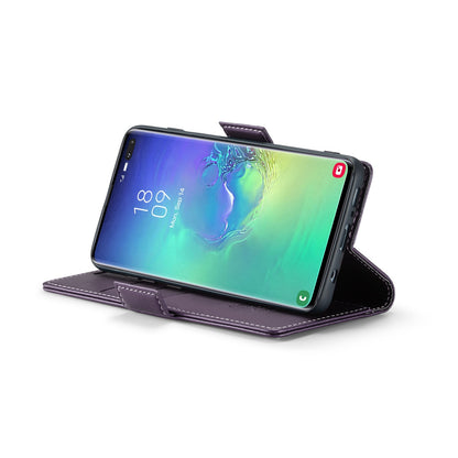 Samsung Galaxy S10+ Leather Wallet Case - RFID Blocking, Stand Function, Card Slots-buycases.co.uk