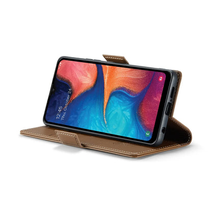 Samsung Galaxy A30 Leather Wallet Case - RFID Blocking, Stand Function, Card Slots-buycases.co.uk