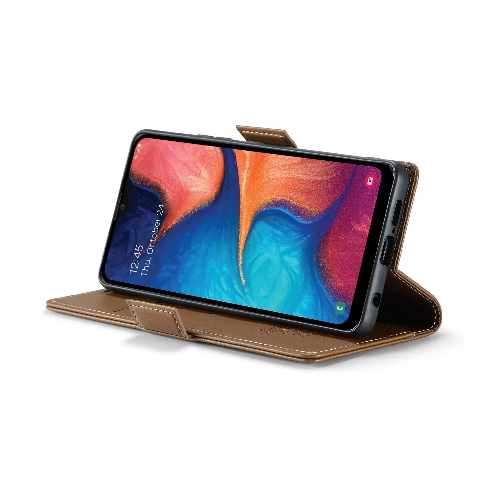 Samsung Galaxy M10s Leather Wallet Case - RFID Blocking, Stand Function, Card Slots-buycases.co.uk