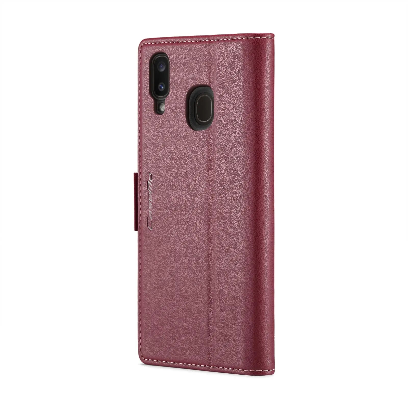 Samsung Galaxy A30 Leather Wallet Case - RFID Blocking, Stand Function, Card Slots-buycases.co.uk