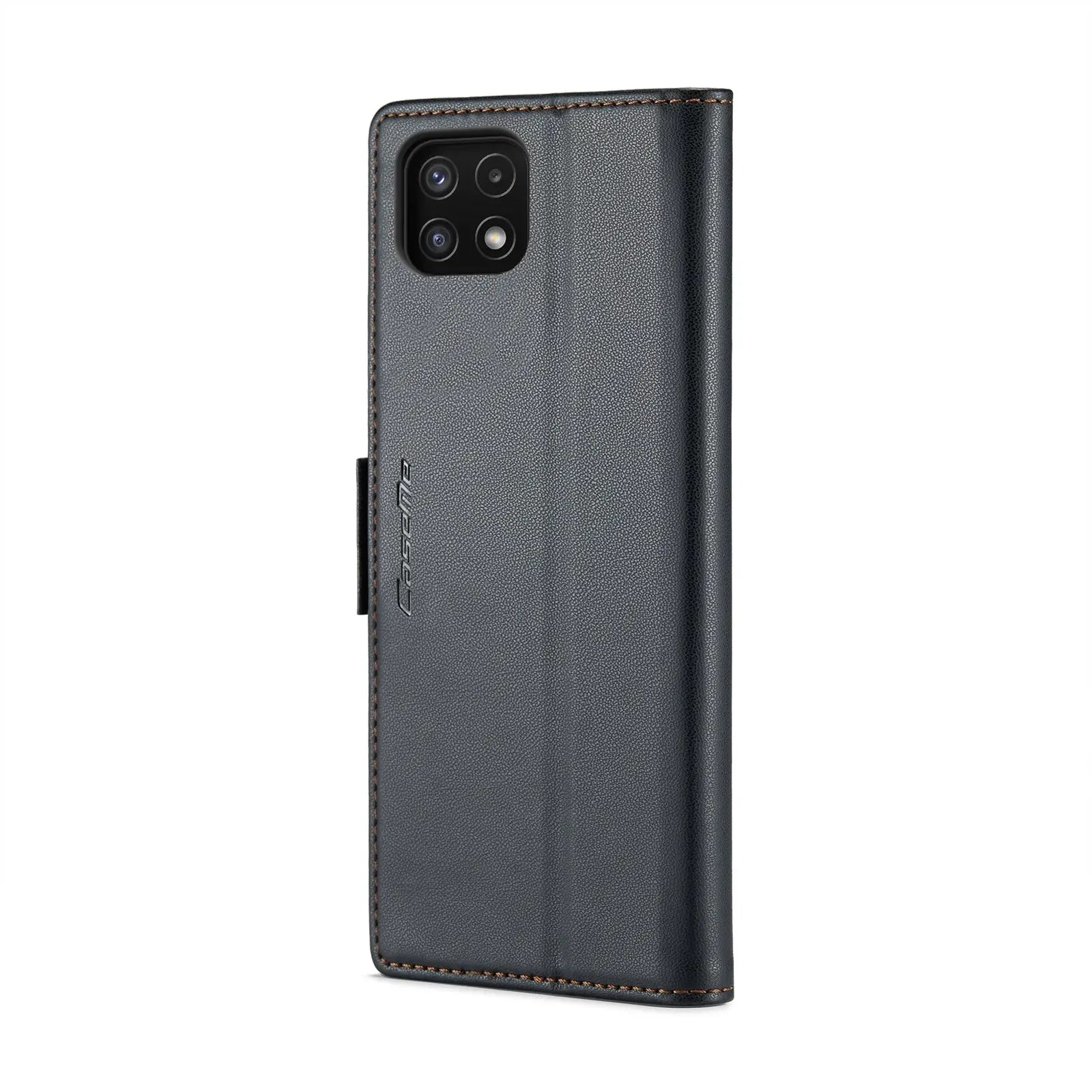 Samsung Galaxy A22 5g Leather Wallet Case - RFID Blocking, Stand Function, Card Slots-buycases.co.uk