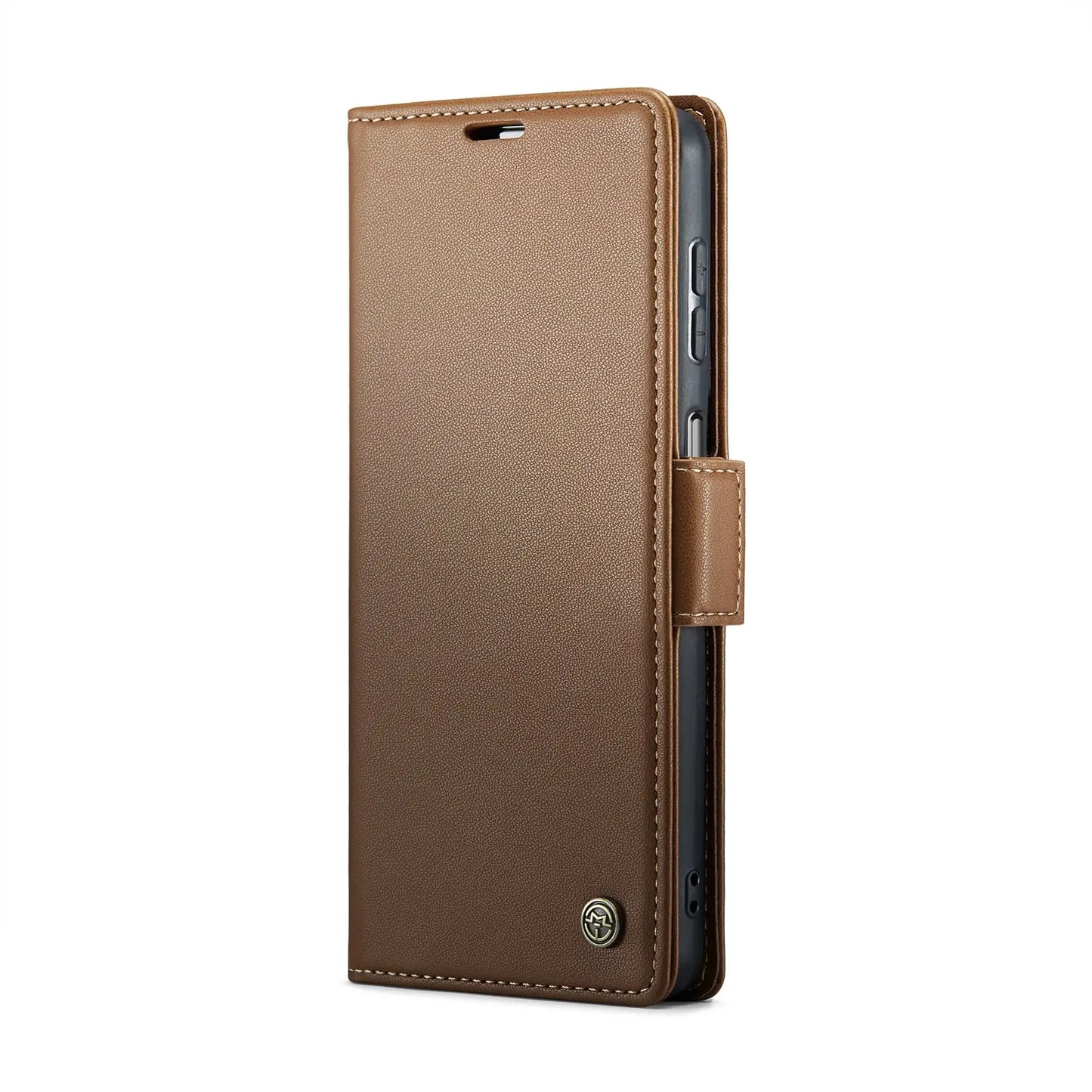 Samsung Galaxy A22 5g Leather Wallet Case - RFID Blocking, Stand Function, Card Slots-buycases.co.uk