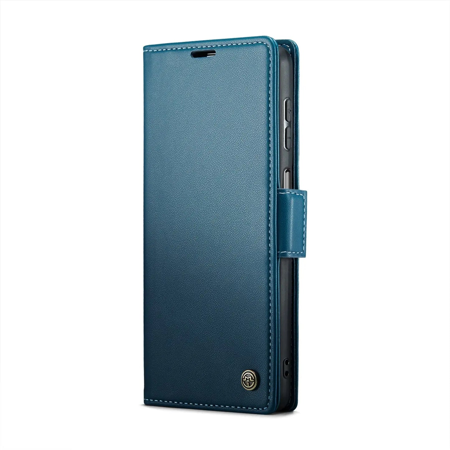 Samsung Galaxy A22 5g Leather Wallet Case - RFID Blocking, Stand Function, Card Slots-buycases.co.uk