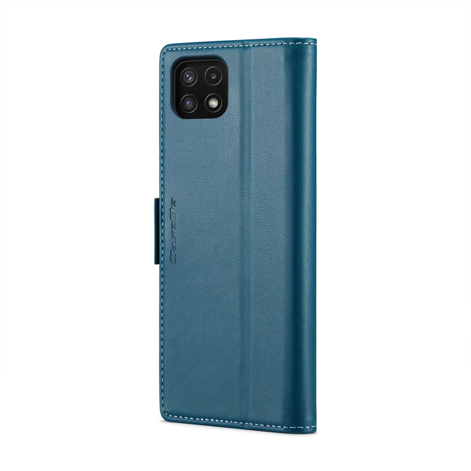Samsung Galaxy A22 5g Leather Wallet Case - RFID Blocking, Stand Function, Card Slots-buycases.co.uk