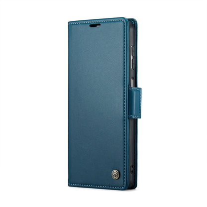 Samsung Galaxy A14 4g/5g Leather Wallet Case - RFID Blocking, Stand Function, Card Slots-buycases.co.uk