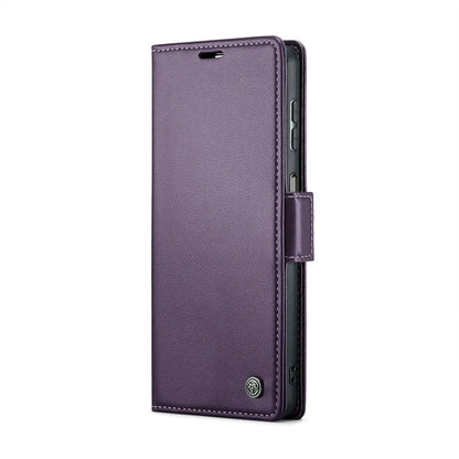 Samsung Galaxy A14 4g/5g Leather Wallet Case - RFID Blocking, Stand Function, Card Slots-buycases.co.uk