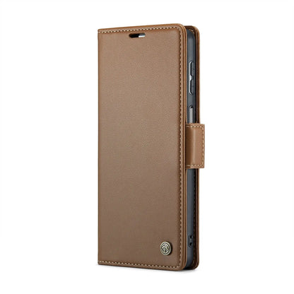 Samsung Galaxy A24 4g Leather Wallet Case - RFID Blocking, Stand Function, Card Slots-buycases.co.uk