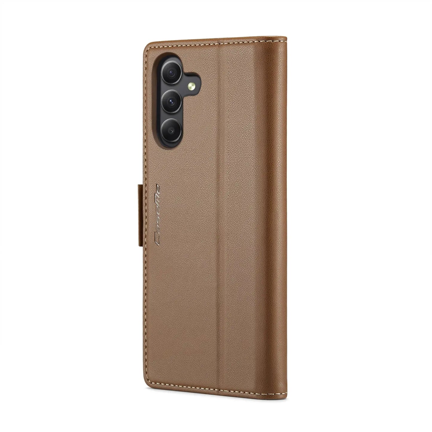 Samsung Galaxy A24 4g Leather Wallet Case - RFID Blocking, Stand Function, Card Slots-buycases.co.uk