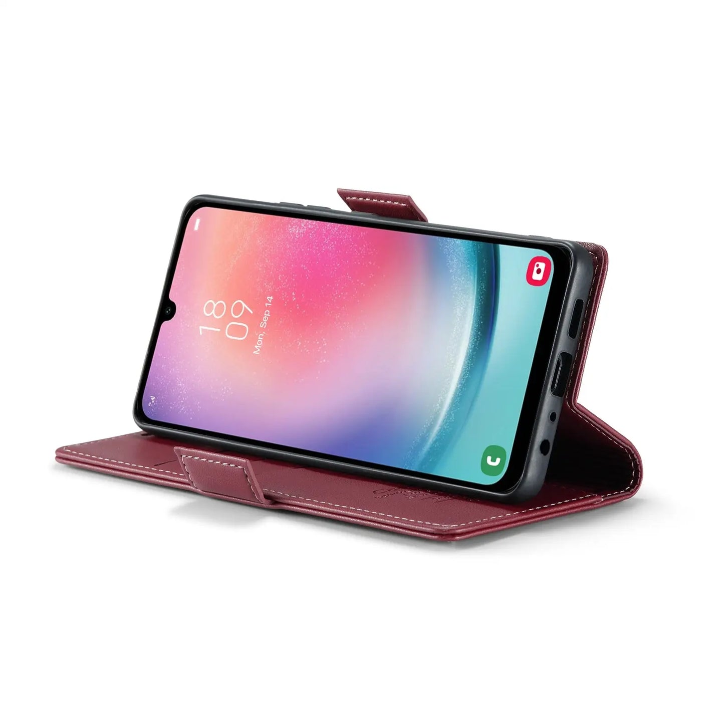 Samsung Galaxy A24 4g Leather Wallet Case - RFID Blocking, Stand Function, Card Slots-buycases.co.uk