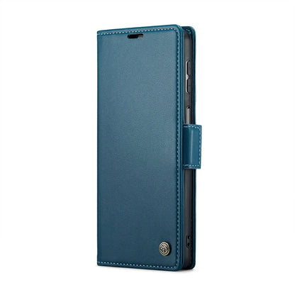 Samsung Galaxy A24 4g Leather Wallet Case - RFID Blocking, Stand Function, Card Slots-buycases.co.uk