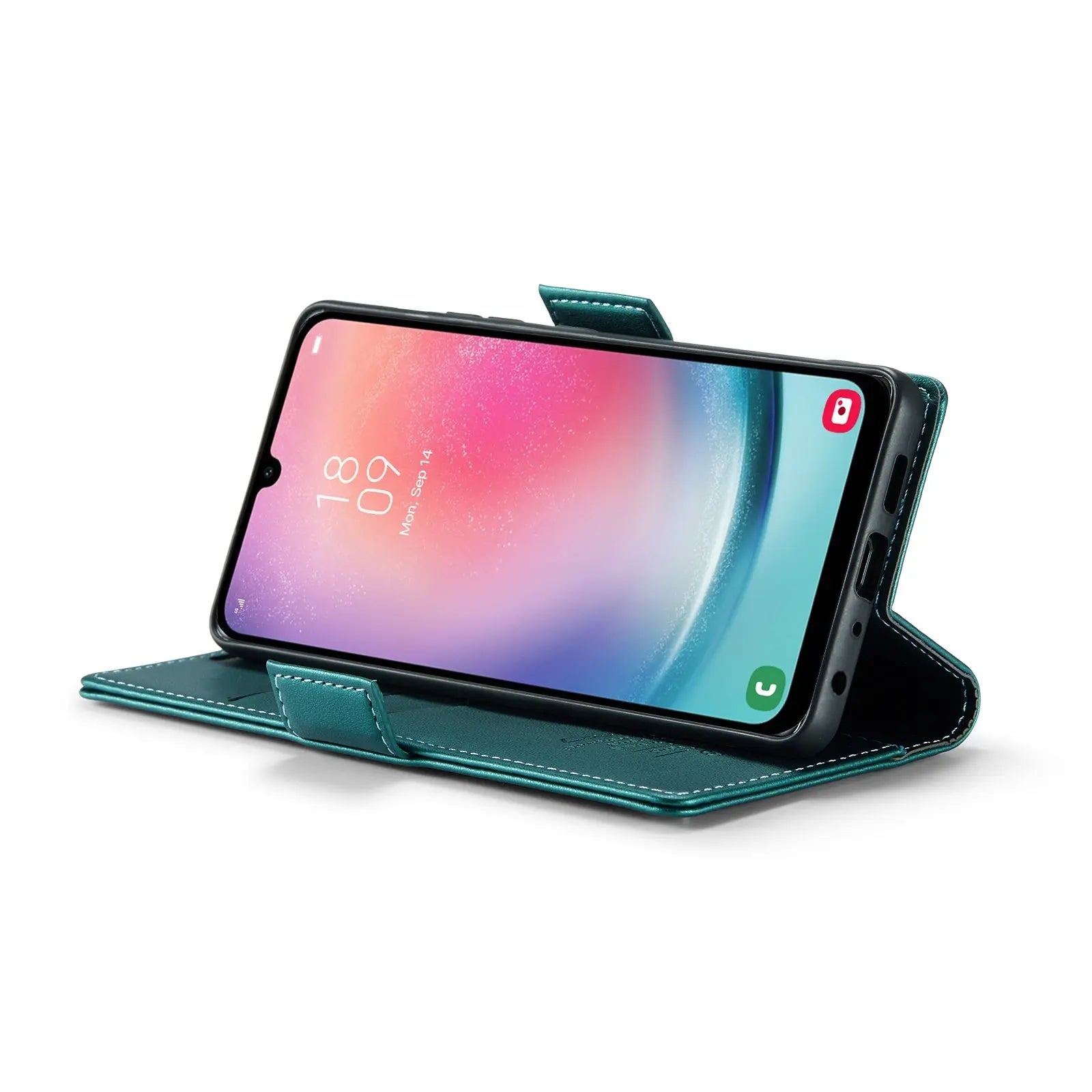 Samsung Galaxy A24 4g Leather Wallet Case - RFID Blocking, Stand Function, Card Slots-buycases.co.uk