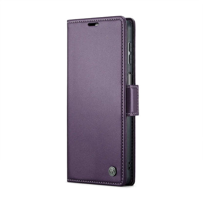 Samsung Galaxy A24 4g Leather Wallet Case - RFID Blocking, Stand Function, Card Slots-buycases.co.uk