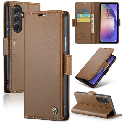 Samsung Galaxy A54 5g Leather Wallet Case - RFID Blocking, Stand Function, Card Slots-buycases.co.uk