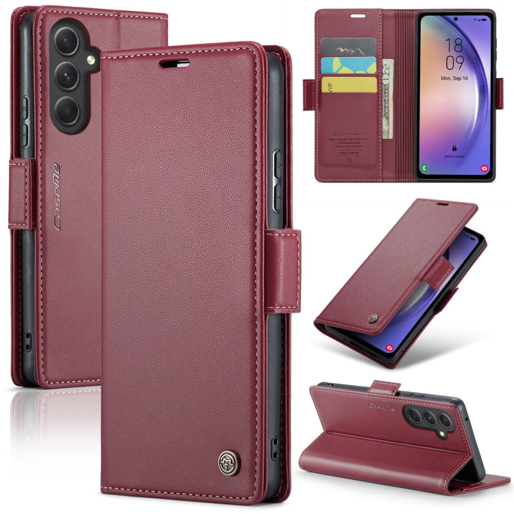 Samsung Galaxy A54 5g Leather Wallet Case - RFID Blocking, Stand Function, Card Slots-buycases.co.uk