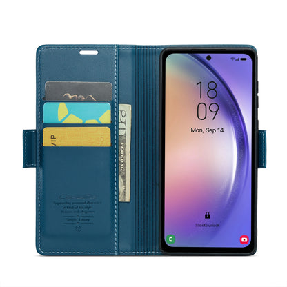 Samsung Galaxy A54 5g Leather Wallet Case - RFID Blocking, Stand Function, Card Slots-buycases.co.uk