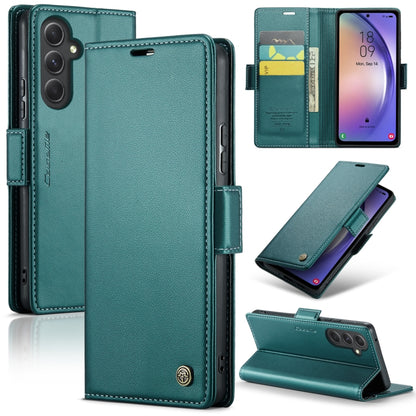Samsung Galaxy A54 5g Leather Wallet Case - RFID Blocking, Stand Function, Card Slots-buycases.co.uk
