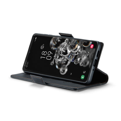 Samsung Galaxy S20 Ultra Leather Wallet Case - RFID Blocking, Stand Function, Card Slots-buycases.co.uk