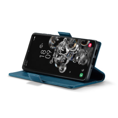 Samsung Galaxy S20 Ultra Leather Wallet Case - RFID Blocking, Stand Function, Card Slots-buycases.co.uk