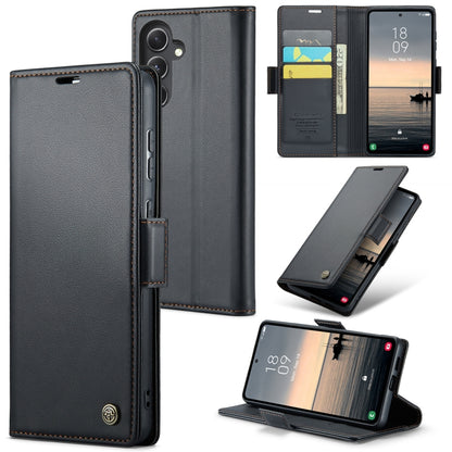 Samsung Galaxy S23 FE 5g Leather Wallet Case - RFID Blocking, Stand Function, Card Slots-buycases.co.uk