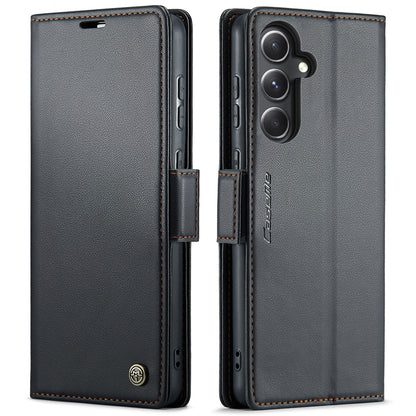 Samsung Galaxy S23 FE 5g Leather Wallet Case - RFID Blocking, Stand Function, Card Slots-buycases.co.uk