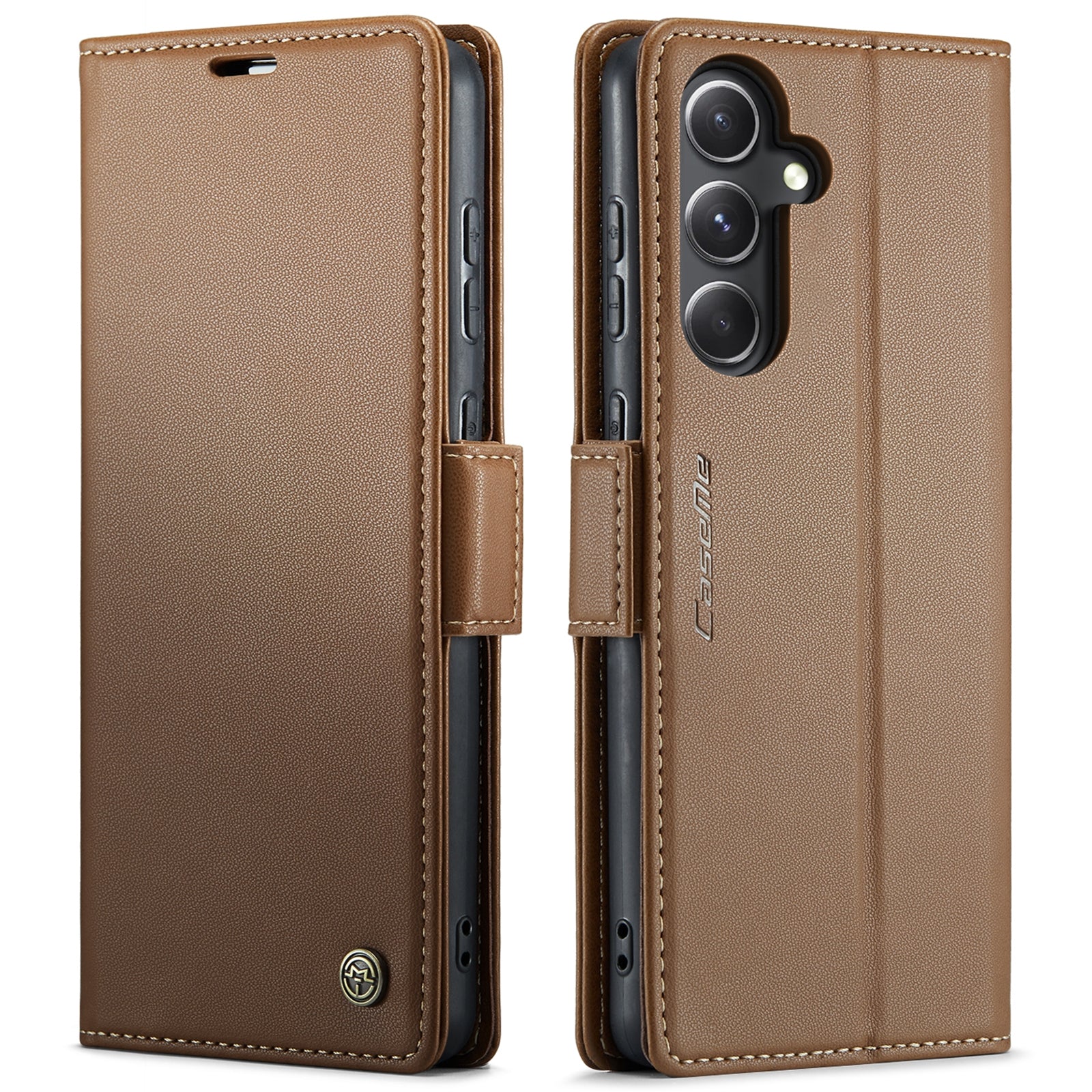 Samsung Galaxy S23 FE 5g Leather Wallet Case - RFID Blocking, Stand Function, Card Slots-buycases.co.uk