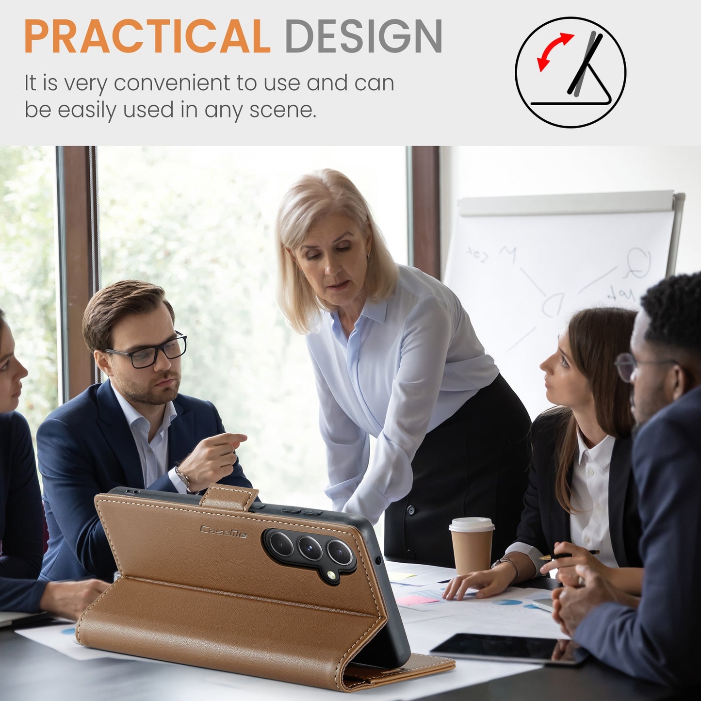 Samsung Galaxy S23 FE 5g Leather Wallet Case - RFID Blocking, Stand Function, Card Slots-buycases.co.uk