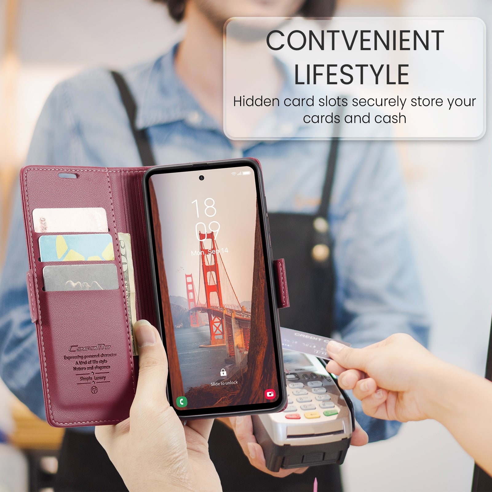 Samsung Galaxy S23 FE 5g Leather Wallet Case - RFID Blocking, Stand Function, Card Slots-buycases.co.uk