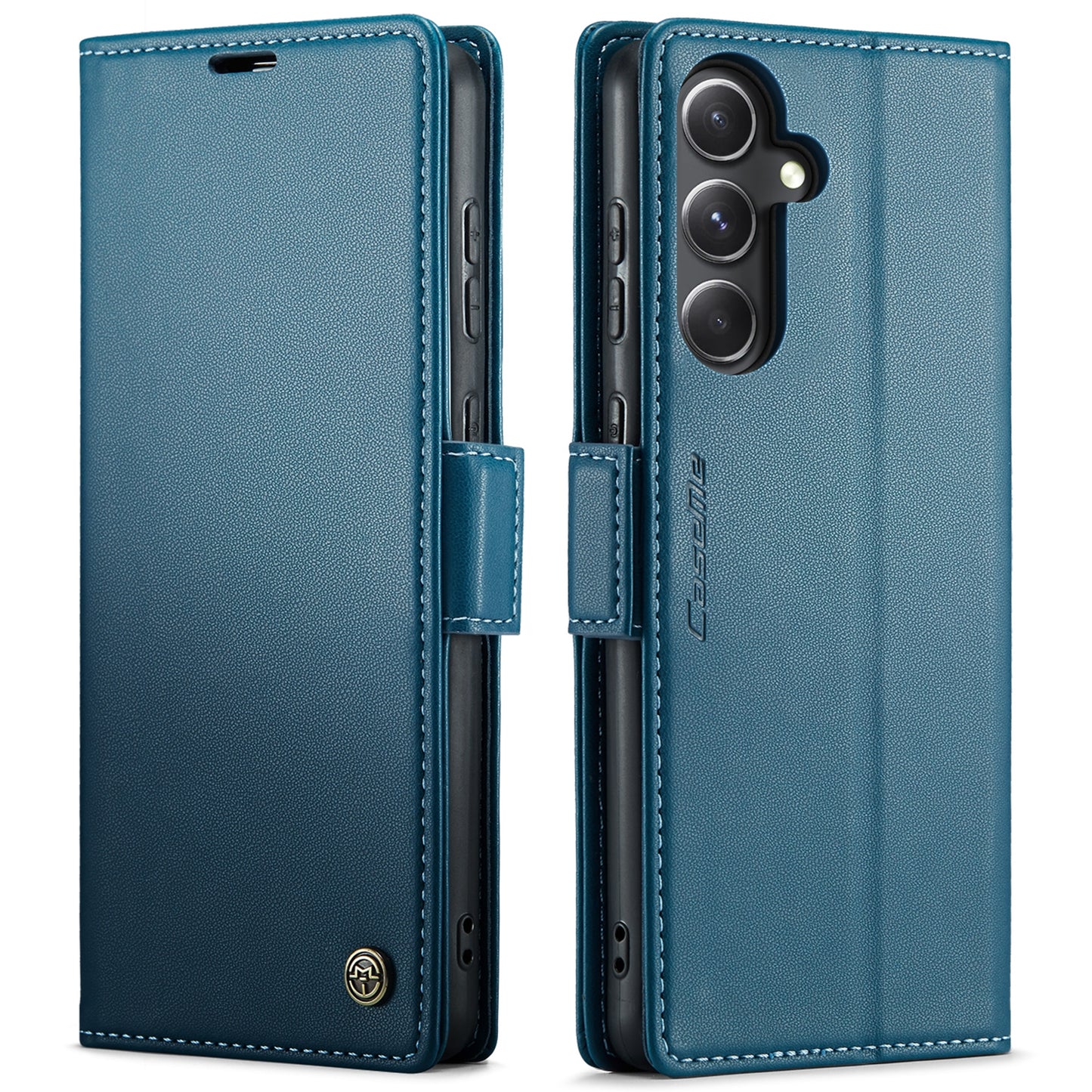 Samsung Galaxy S23 FE 5g Leather Wallet Case - RFID Blocking, Stand Function, Card Slots-buycases.co.uk