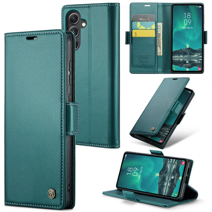 Samsung Galaxy S23 FE 5g Leather Wallet Case - RFID Blocking, Stand Function, Card Slots-buycases.co.uk
