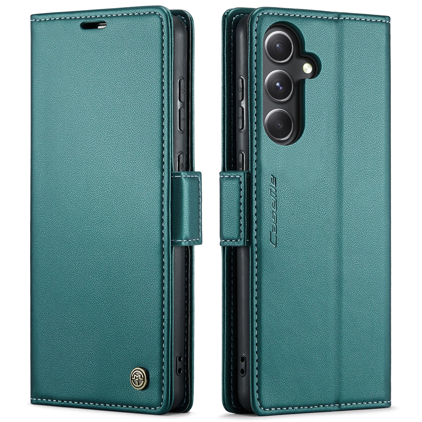 Samsung Galaxy S23 FE 5g Leather Wallet Case - RFID Blocking, Stand Function, Card Slots-buycases.co.uk