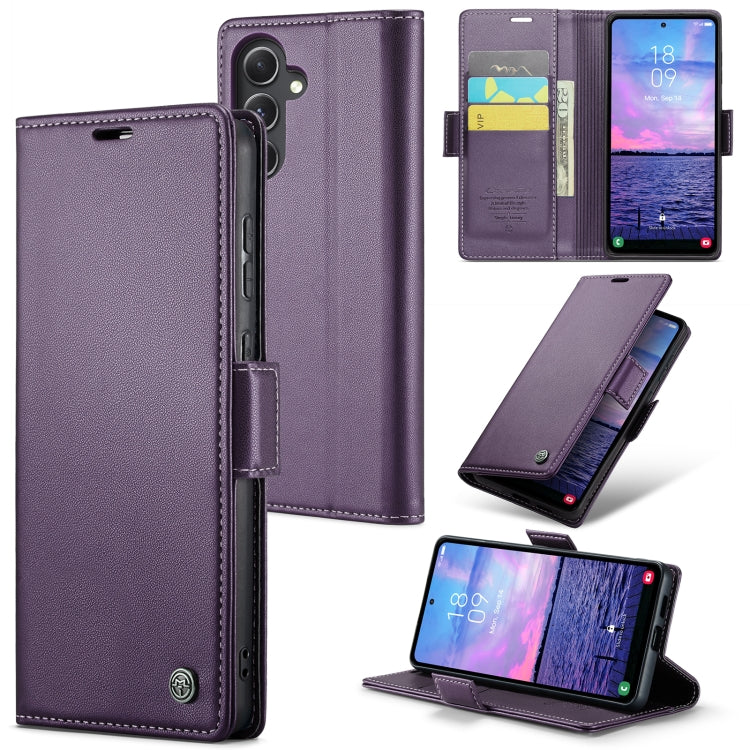 Samsung Galaxy S23 FE 5g Leather Wallet Case - RFID Blocking, Stand Function, Card Slots-buycases.co.uk
