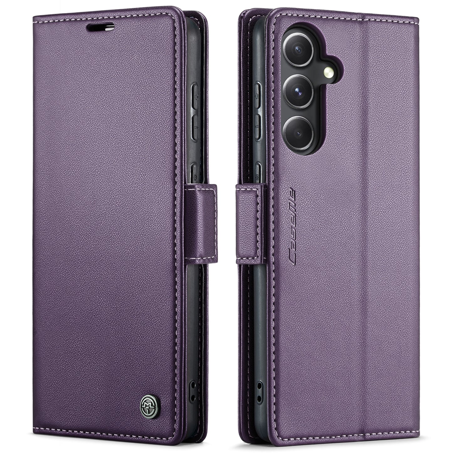 Samsung Galaxy S23 FE 5g Leather Wallet Case - RFID Blocking, Stand Function, Card Slots-buycases.co.uk