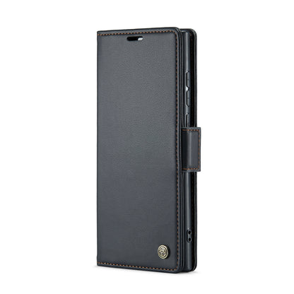 Samsung Galaxy S24 Ultra Leather Wallet Case - RFID Blocking, Stand Function, Card Slots-buycases.co.uk