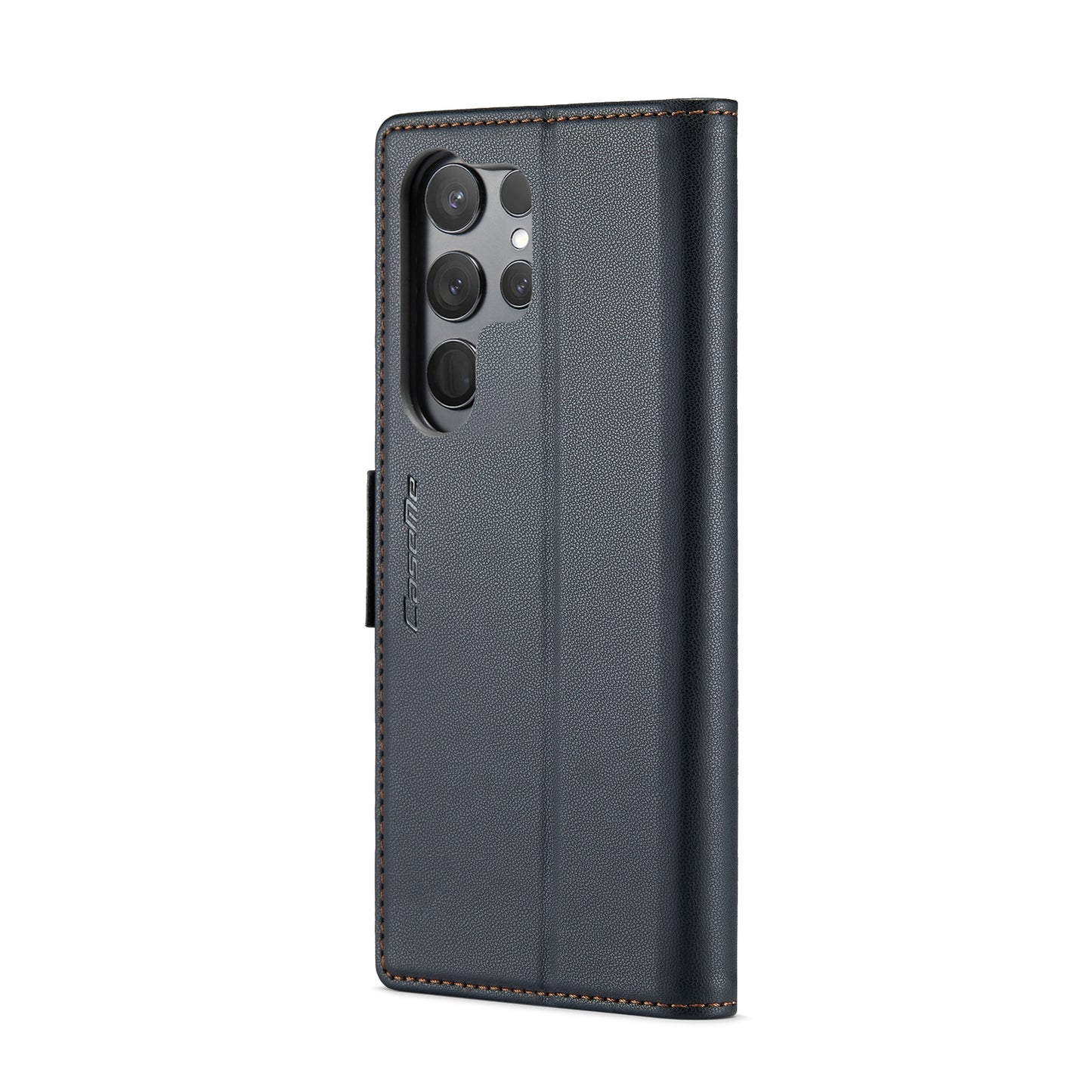 Samsung Galaxy S24 Ultra Leather Wallet Case - RFID Blocking, Stand Function, Card Slots-buycases.co.uk